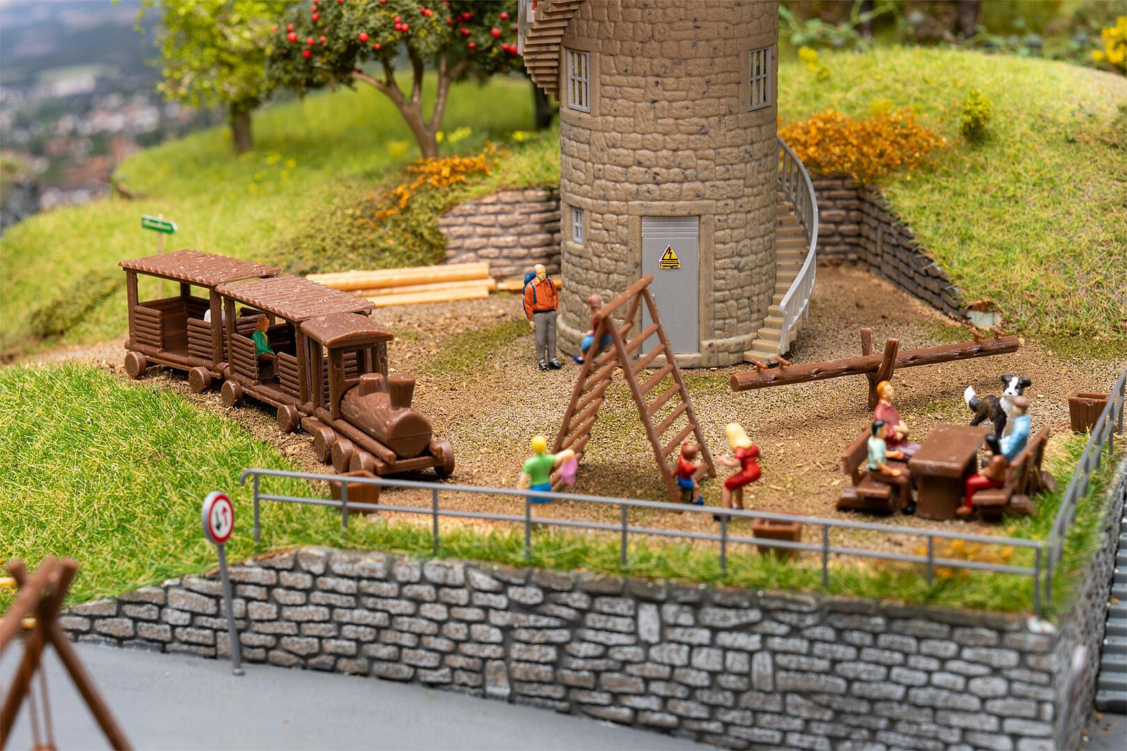 Faller 190036 HO Promotional Set Adventure Playground Building Kit