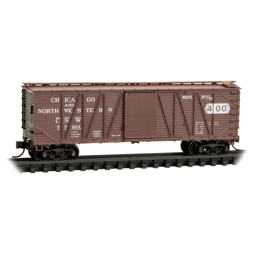 Micro-Trains 02800191 N Chicago & North Western 40' Boxcar #77834
