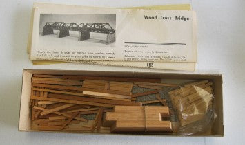 Mil-Scale S-20 HO 1 Span Truss Bridge Building Kit