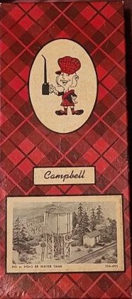 Campbell Scale Models 356-495 HO/HOn3 Railroad Water Tank Building Kit