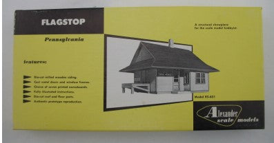 Alexander Scale RS-631 HO Gauge Pennsylvania Flagstop Building Kit
