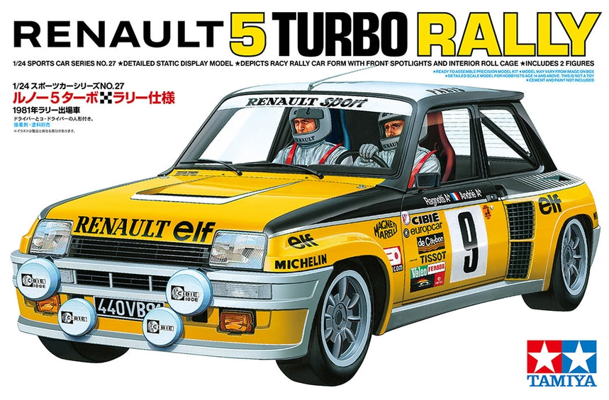 Tamiya 24027 1:24 Renault 5 Turbo Rally Kit