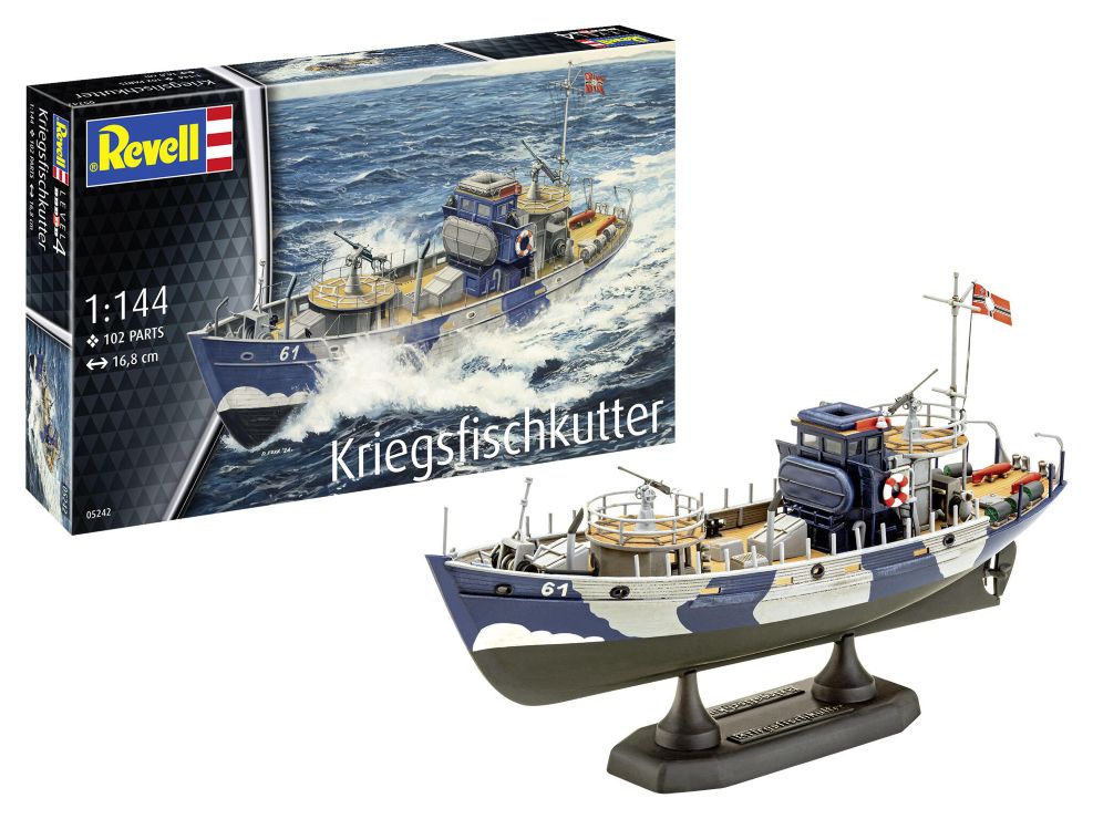 Revell of Germany 05242 1:144 KFK WW2 German Patrol Boat Plastic Model Kit