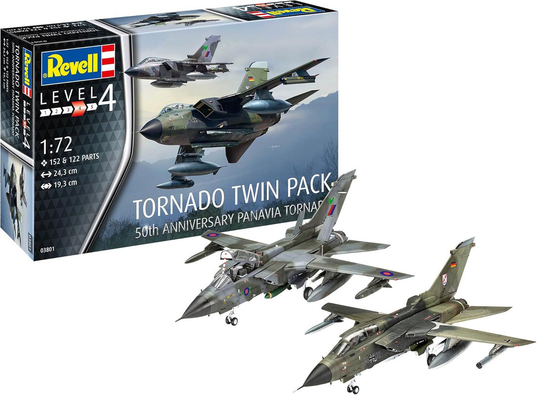 Revell of Germany 03801 1:72 Tornado 50th Anniv. Panavia Tornado Aircraft Kit