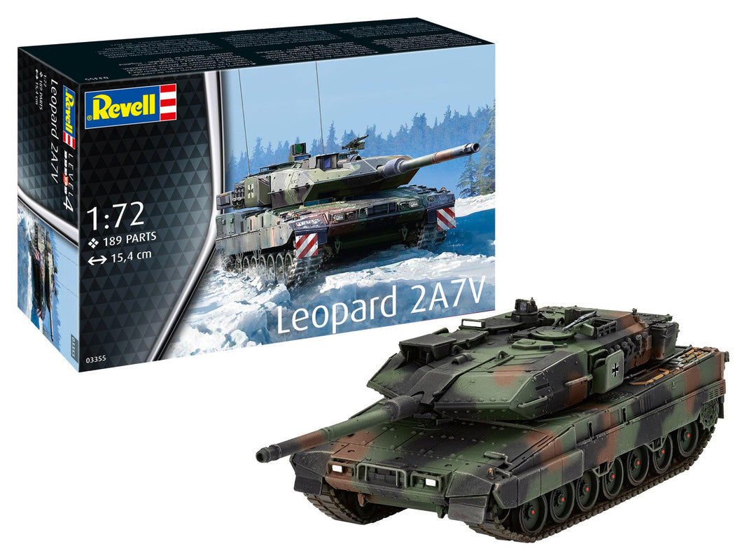 Revell of Germany 03355 1:72 Leopard 2A7V Tank Plastic Model Kit