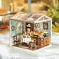 Robotime DW011 Rolife Sweet Sips Tea DIY Plastic Miniature House