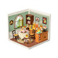 Robotime DW011 Rolife Sweet Sips Tea DIY Plastic Miniature House