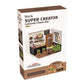 Robotime DW012 Rolife Leisurely Cheers Bar DIY Plastic Miniature House