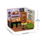 Robotime DW012 Rolife Leisurely Cheers Bar DIY Plastic Miniature House
