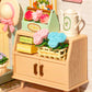 Robotime DW013B Rolife Blooming Tea Garden DIY Plastic Miniature House