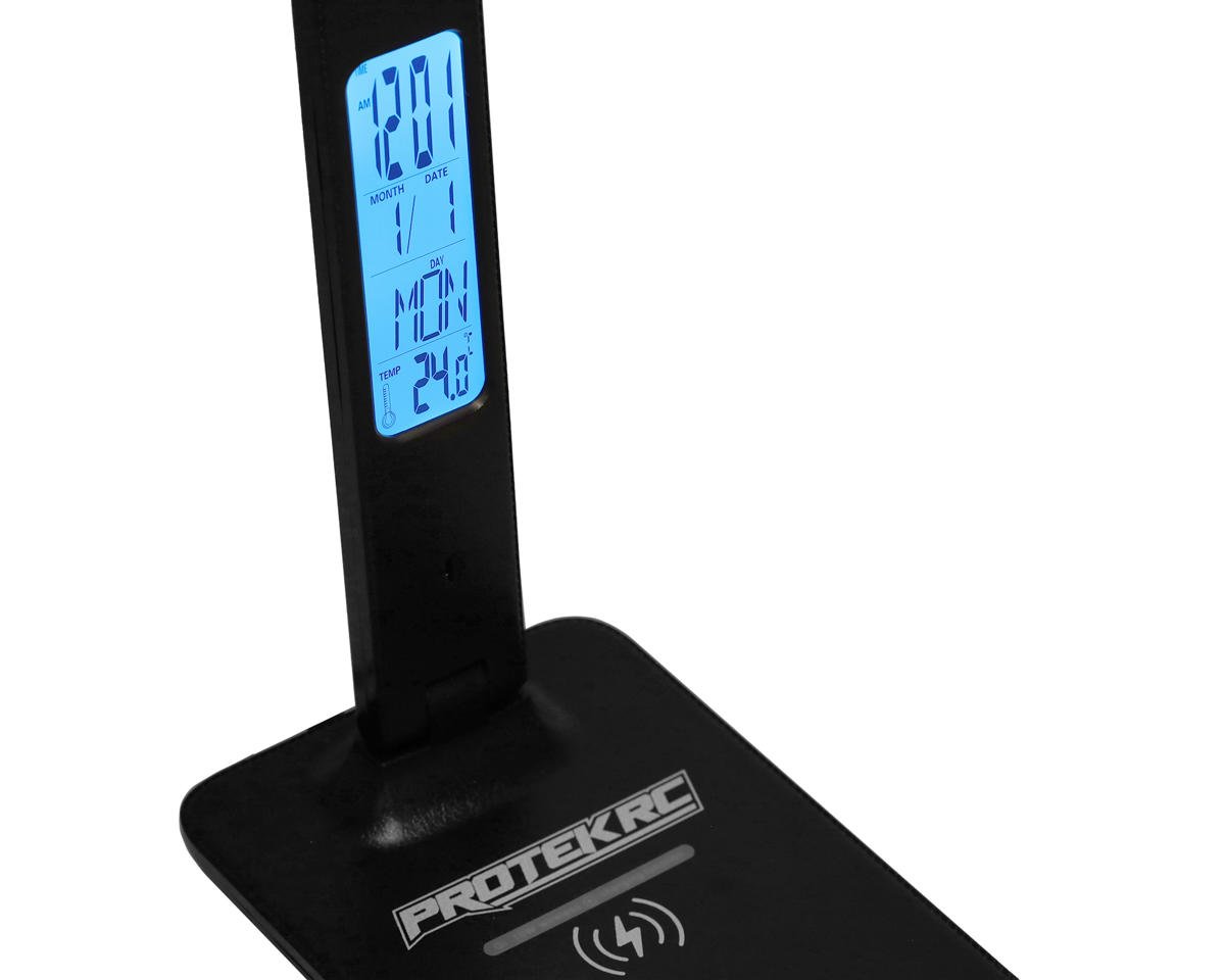 Protek RC 8298 Multifunction LED Pit Light w/ Wireless Charge, Clock, Date, Temp