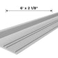 RA-3 Railrax Closeouts HO/S Shelf Section 6-Ft x 2-1/8",Satin-Glenn Snyder Shelf EX