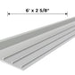RA-1 Railrax Closeouts O Shelf Section 6-Foot x 2-5/8", Satin-Glenn Snyder Shelf EX