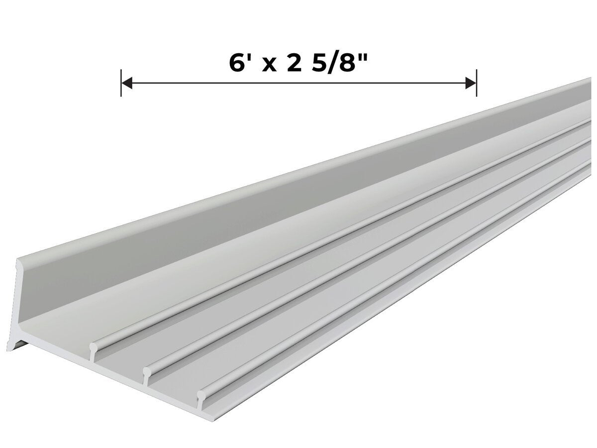 RA-1 Railrax Closeouts O Shelf Section 6-Foot x 2-5/8", Satin-Glenn Snyder Shelf EX