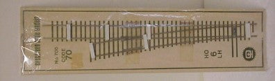 Evergreen Scale Models #6 HO Code 70 Left Hand Turnout Kit
