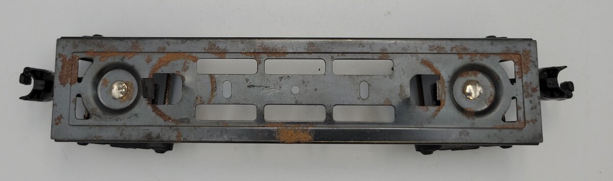 Lionel 6465-6 Black Metal Tank Car Frame with Trucks and Non-Operating Couplers