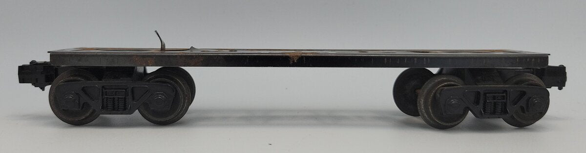 Lionel 6465-6 Black Metal Tank Car Frame with Trucks and Non-Operating Couplers