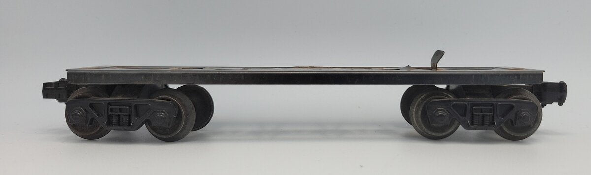 Lionel 6465-6 Black Metal Tank Car Frame with Trucks and Non-Operating Couplers