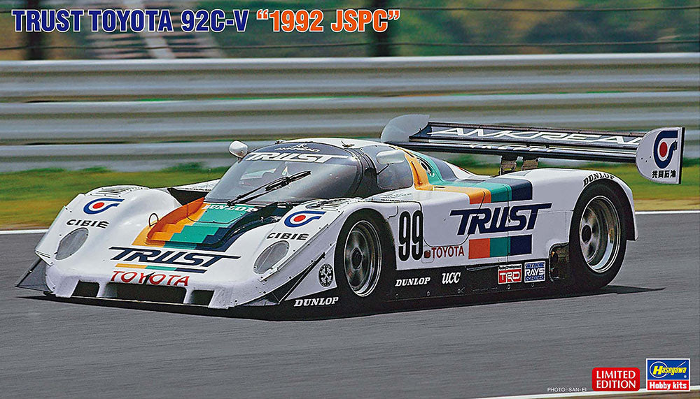 Hasegawa 20746 1:24 Trust Toyota 92C-V "1992 JSPC" Car Plastic Model Kit