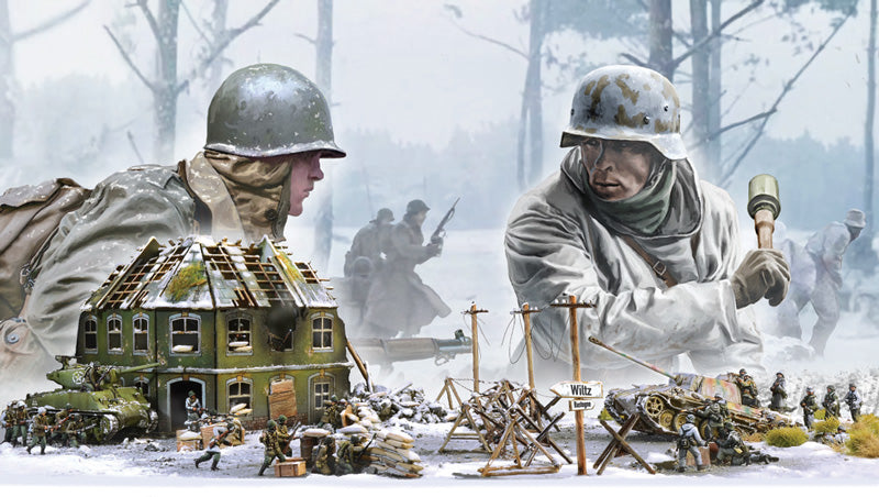 Italeri 6186 1:72 Battle Set Bastogne Siege 80 Years Plastic Model Kit