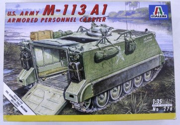 Italeri 276 1:35 Scale US Army M-113 A1 Armored Personnel Carrier APC Model Kit