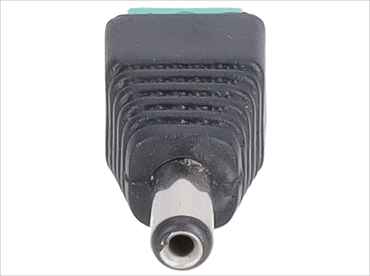 Dwarvin DVDCMP DC Power Male Barrel Plug Connector 2.1 x 5.5 mm Jack