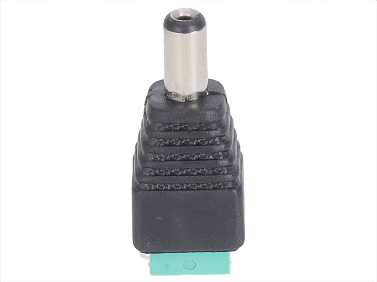 Dwarvin DVDCMP DC Power Male Barrel Plug Connector 2.1 x 5.5 mm Jack