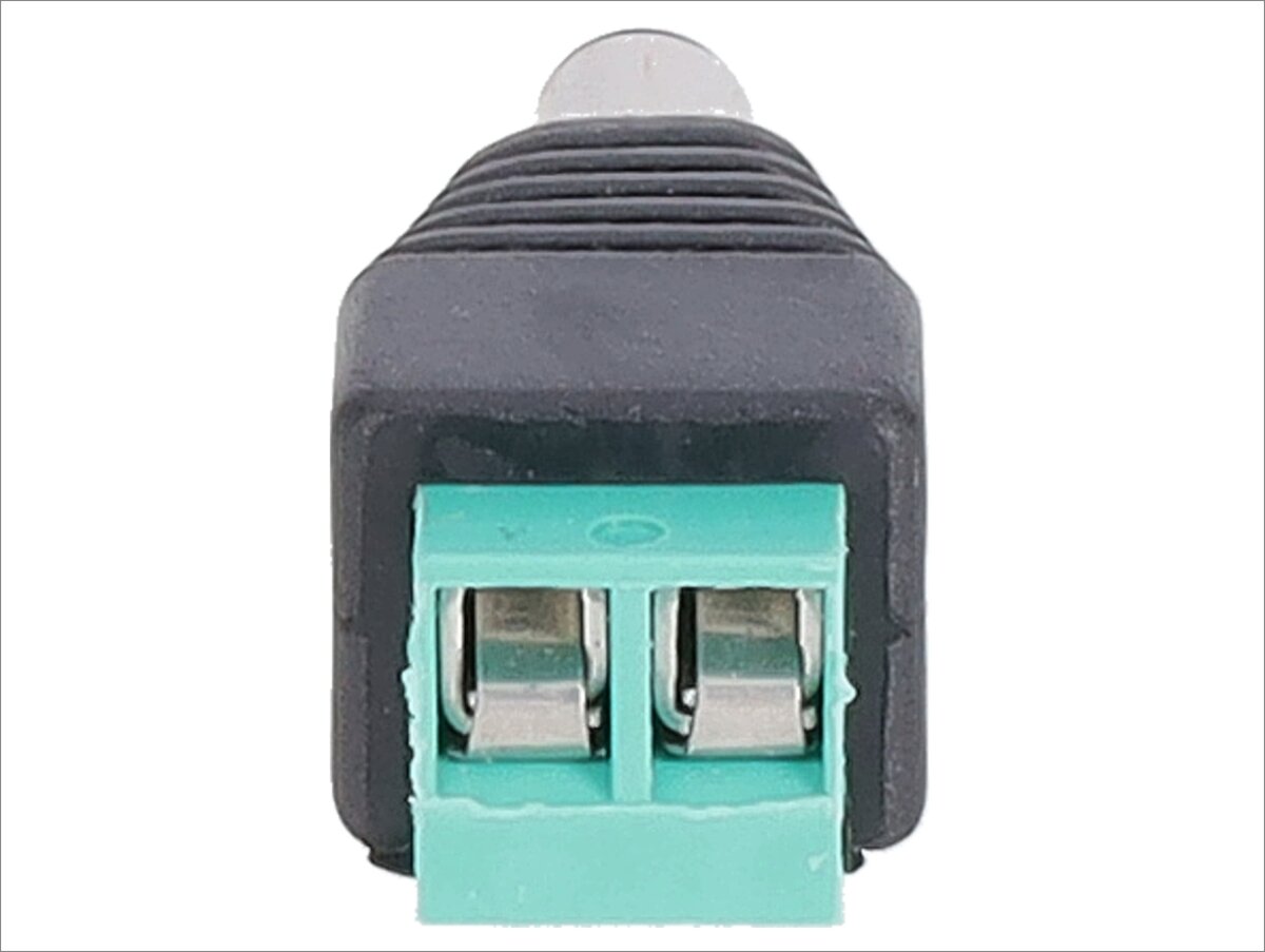 Dwarvin DVDCMP DC Power Male Barrel Plug Connector 2.1 x 5.5 mm Jack