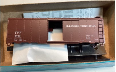 Athearn 1395 HO Bev-Bel Illinois Terminal 40' Boxcar #6769 Tuscan Red Kit