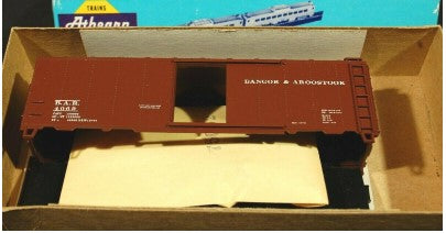 Athearn 8927 HO Bangor & Aroostook (Red) 50' Boxcar #4069 Kit