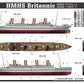 Hobby Boss 83422 1:700 HMHS Britannic Warship Plastic Model Kit