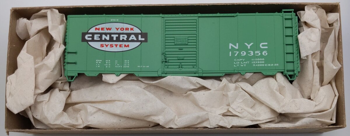 Accurail 3206 HO New York Central AAR 40' Steel Boxcar Kit #179356