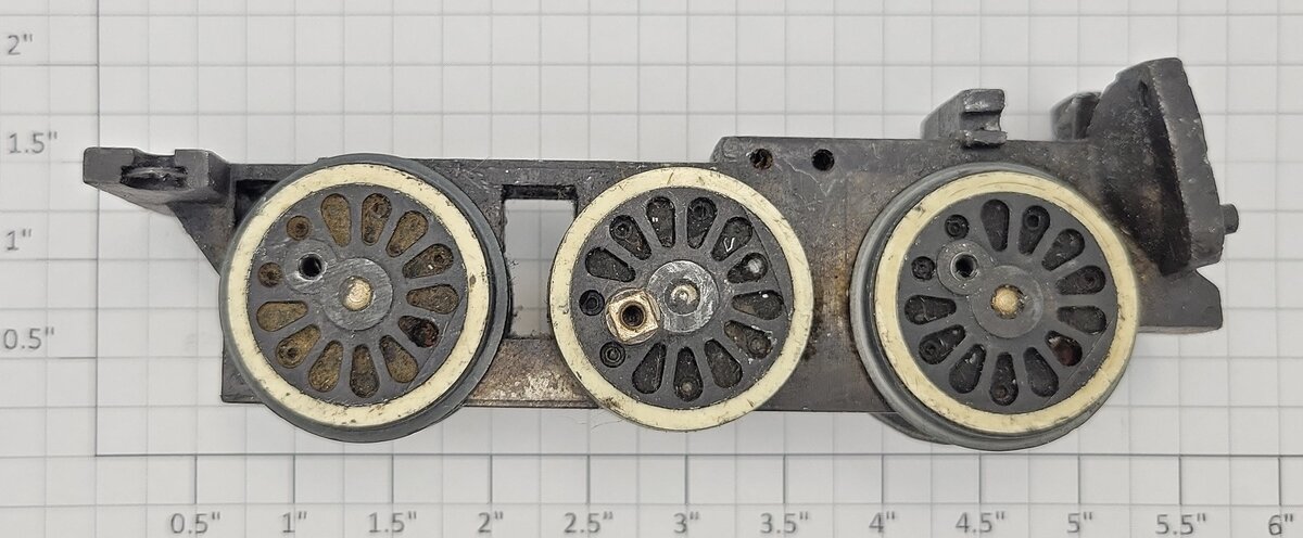 American Flyer PA100 6-Wheel Steam Locomotive Chassis