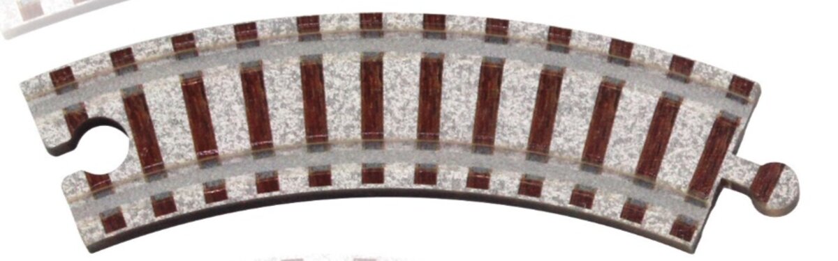 Maple Landmark Inc. 10530 NameTrains Large Curve Track 1/8 Circle Wooden Railway