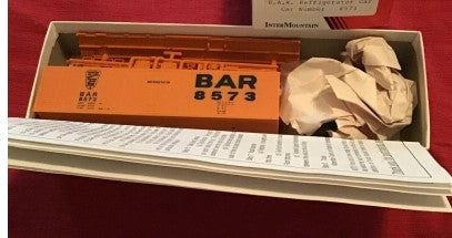 InterMountain BAR-2 HO B.A.R. Refrigerator Car #8573 Kit
