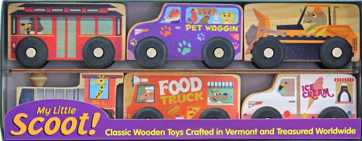 Maple Landmark Inc. 71075 Montgomery Schoolhouse Scoot Around Town Box Set