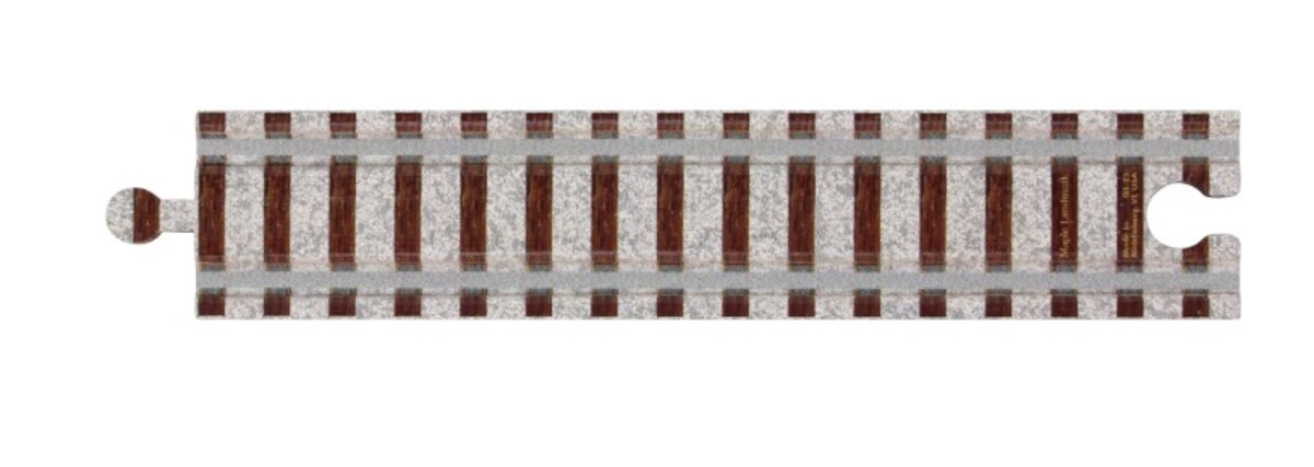 Maple Landmark Inc. 10508 NameTrains 8" Straight Track Wooden Railway Harvested