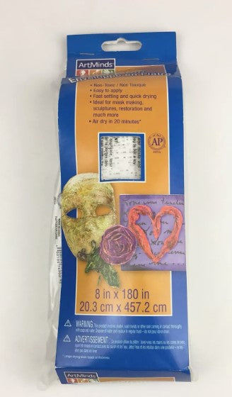 ArtMinds 407922 Plaster Wrap 8 in x 180 in 20.3 cm x 457.2 cm