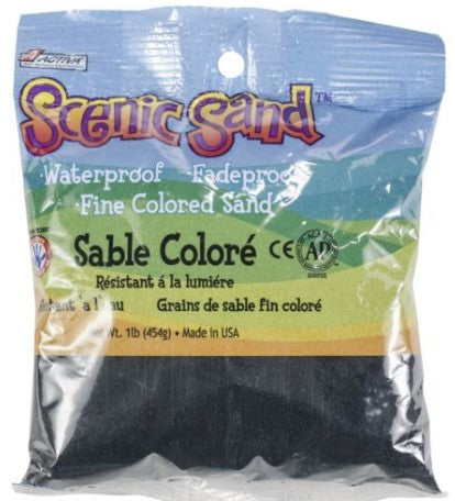 Activa 14484 Scenic Sand W/H Deep Black 1 lb. Bag