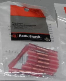 Radio Shack 6400033 Heat Shrink Butt Splice Connectors (Pack of 8)