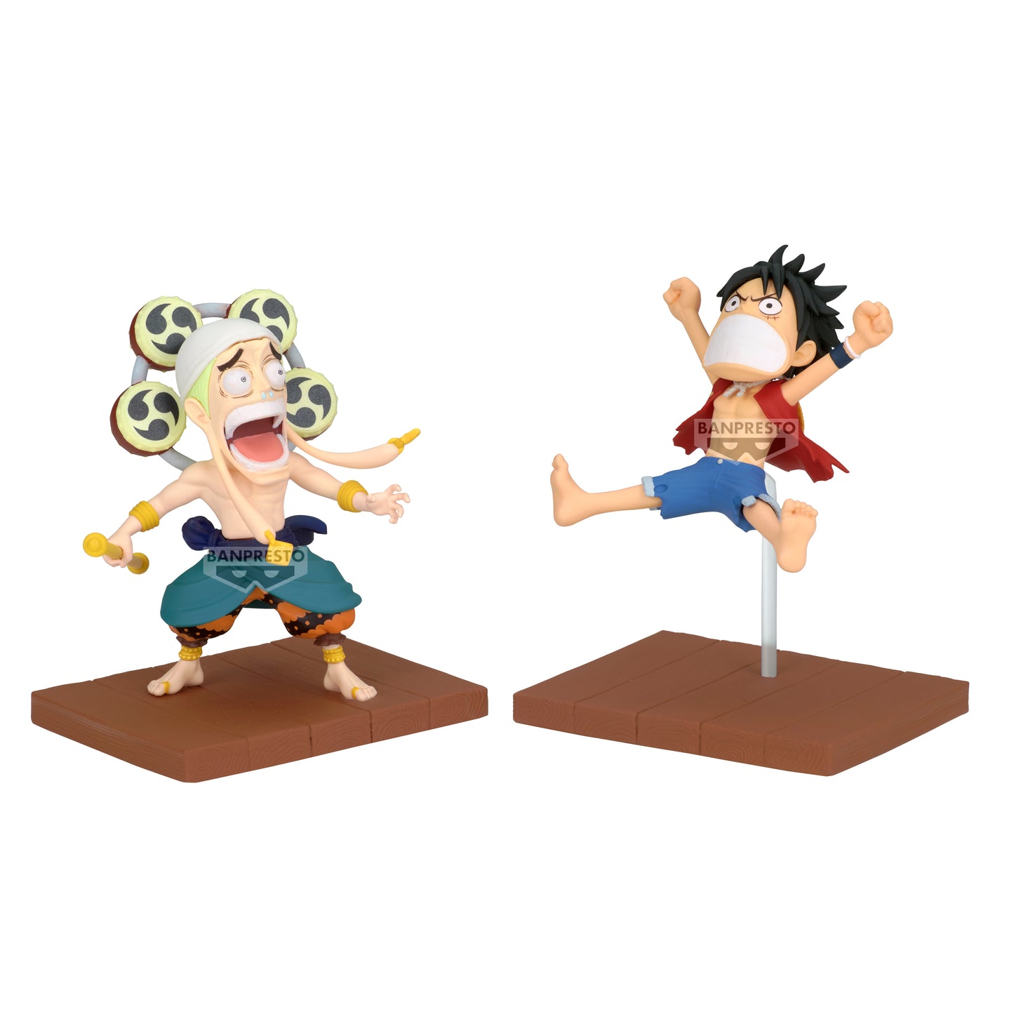Bandai BPR89838 Banpresto One Piece - Monkey D. Luffy and Enel Action Figure