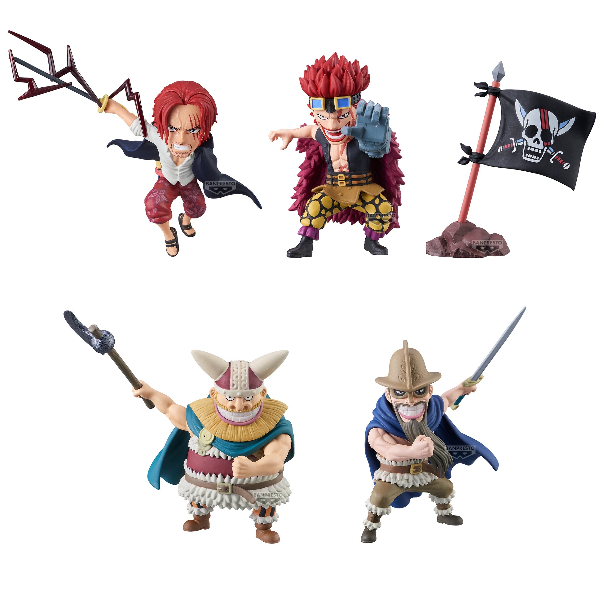 Bandai BPR89846 Banpresto One Piece - Elbaph Action Figures (Set of 12)