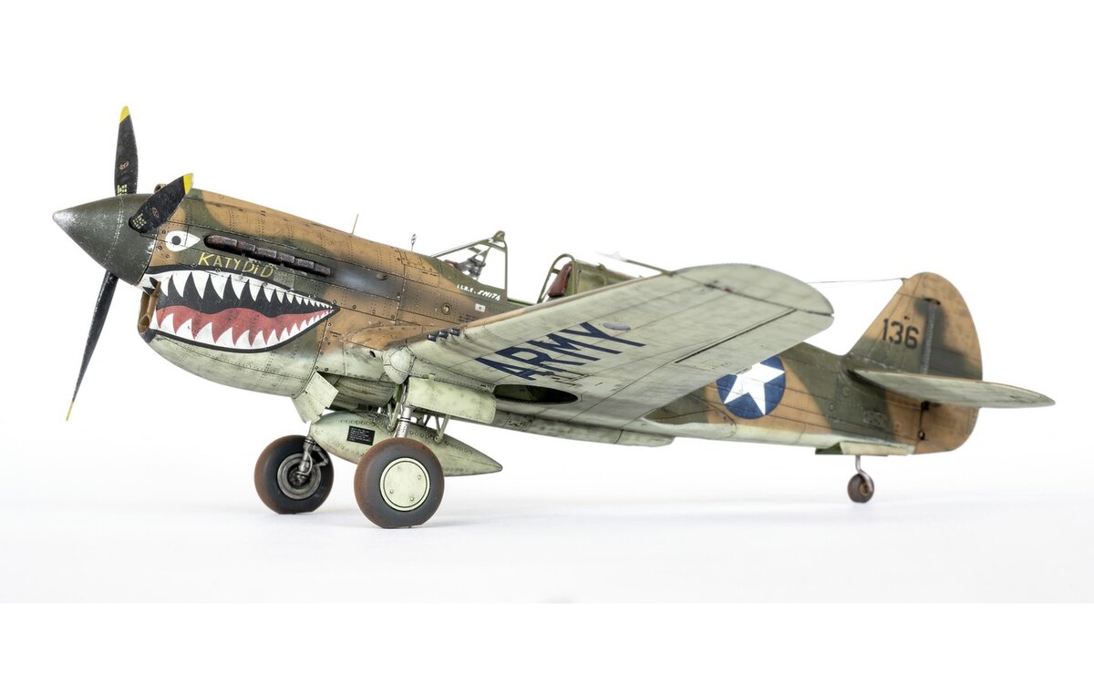 Eduard 11185 1:48 Dual Combo Pacific Star P-40E Warhawk Aircraft Model Kit