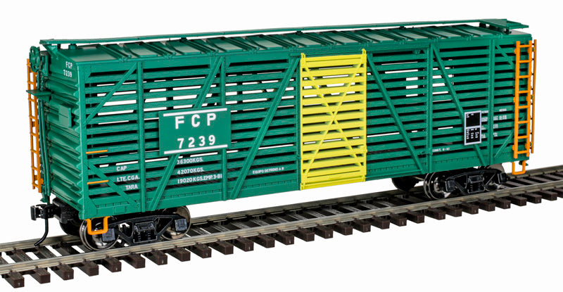 Atlas 2002413 O Ferrocarril Del Pacifico TM 3-Rail 40' Stock Car #7239 LN/Box