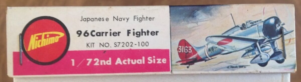 Nichimo Plastic Models 7202-100 1:72 Mitsubishi A5M496 Carrier Fighter Model Kit