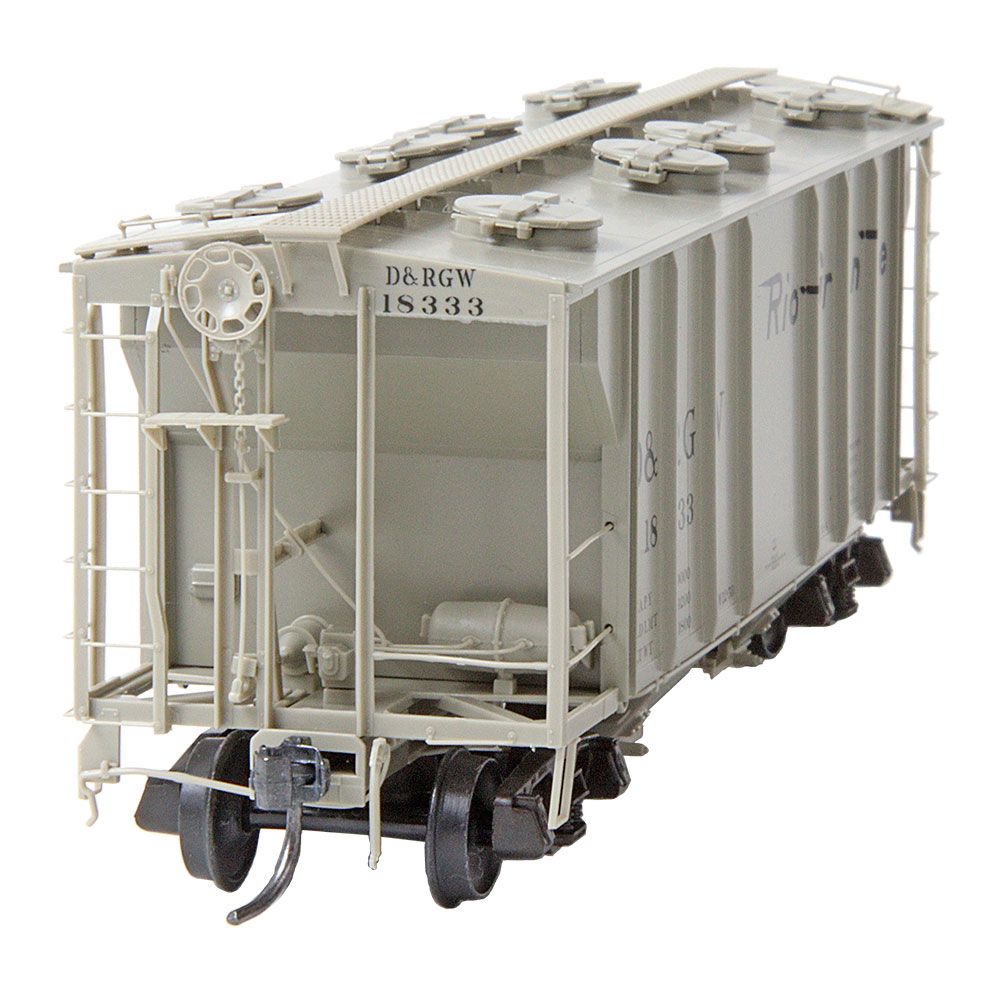 Kadee 8660 HO Denver and Rio Grande Western PS-2 Two Bay Hopper RTR #18333