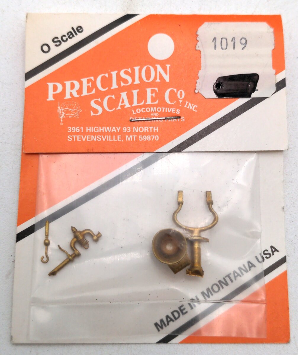 Precision Scale Co. 1019 O Brass Casting 8mm Baldwin Top-Mount Working Bell