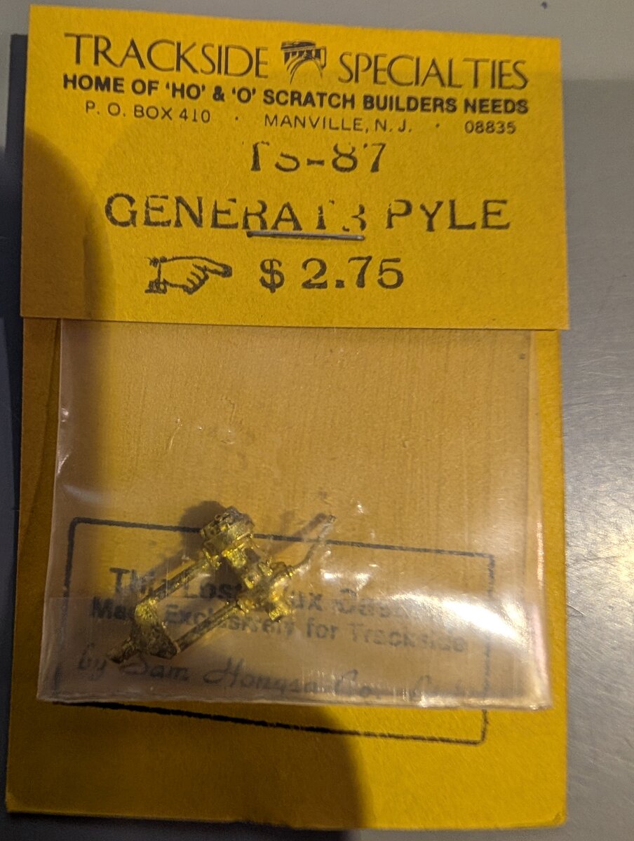 Trackside Specialties TS-87 HO Generator Pyle