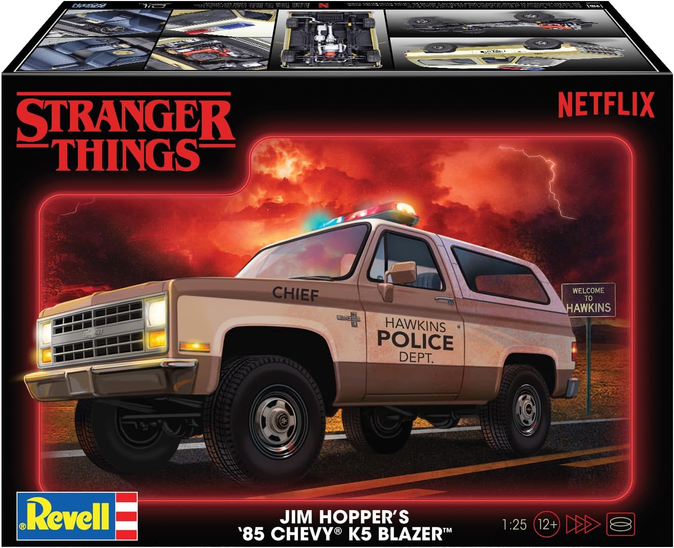 Revell 14558 1:35 Stranger Things Jim Hopper's '85 K5 Chevy Blazer Model Kit