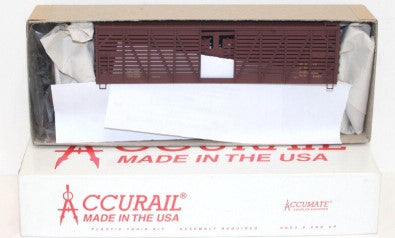 Accurail 4721.1 HO U.P. 40' Wood Stock Car Kit